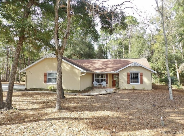 view of ranch-style home