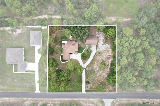 4105 W Tomahawk Dr, Beverly Hills, FL 34465 - view of property location featuring property parcel outlined