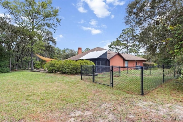 4105 W Tomahawk Dr, Beverly Hills, FL 34465 - view of yard featuring a gate