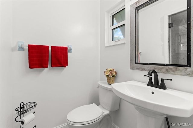 3874 N Timucua Pt, Crystal River, FL 34428 - half bathroom featuring toilet and baseboards