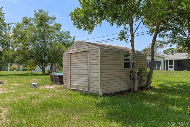 208 S Adams St, Beverly Hills, FL 34465 - view of shed with central air condition unit