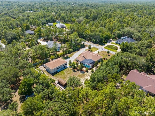 2056 W Learwood Pl, Beverly Hills, FL 34465 - drone / aerial view of a heavily wooded area