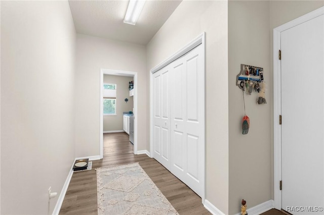 2056 W Learwood Pl, Beverly Hills, FL 34465 - corridor with light wood-type flooring and baseboards