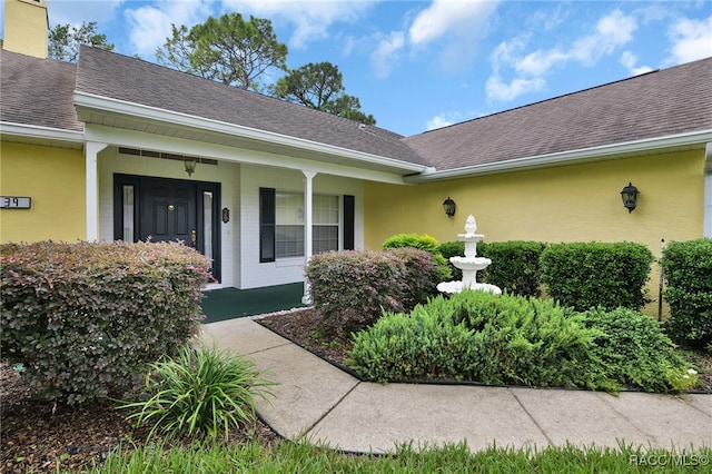 view of entrance to property