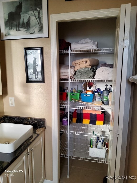 pantry with sink