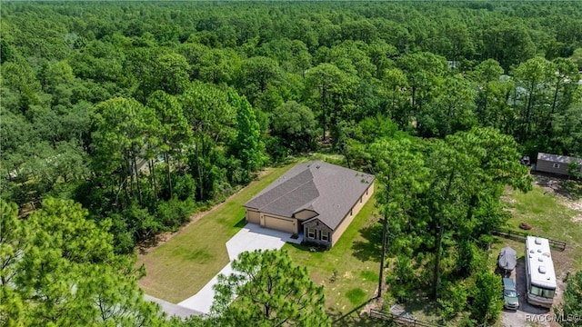 5235 N Sonora Ter, Beverly Hills, FL 34465 - bird's eye view of a heavily wooded area