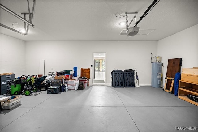 5235 N Sonora Ter, Beverly Hills, FL 34465 - garage featuring water heater and a garage door opener