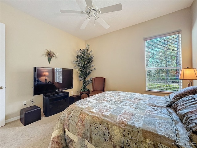 4339 N Canarywood Ter, Beverly Hills, FL 34465 - carpeted bedroom featuring ceiling fan