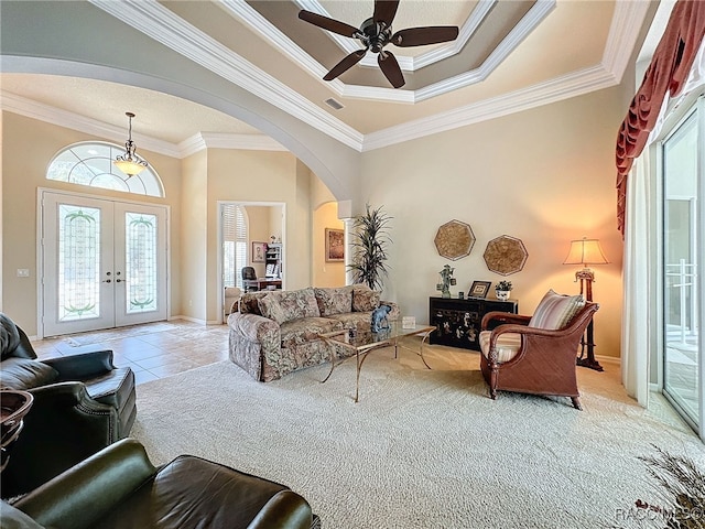 4339 N Canarywood Ter, Beverly Hills, FL 34465 - living room with light carpet and plenty of natural light
