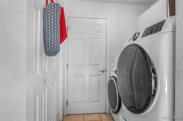 7690 N Greendale Dr, Citrus Springs, FL 34434 - laundry area with separate washer and dryer and light tile patterned flooring