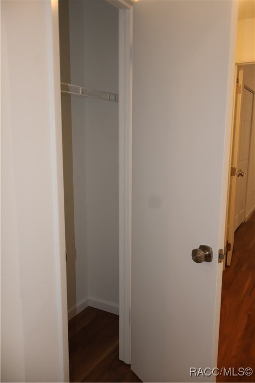 view of closet