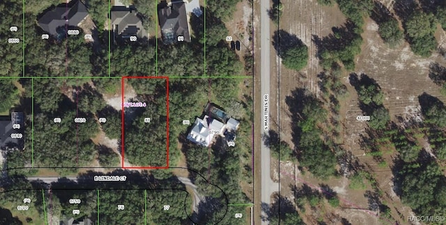 9885 E Lindale Ct, Inverness, FL 34450 - aerial map of property and surrounding area