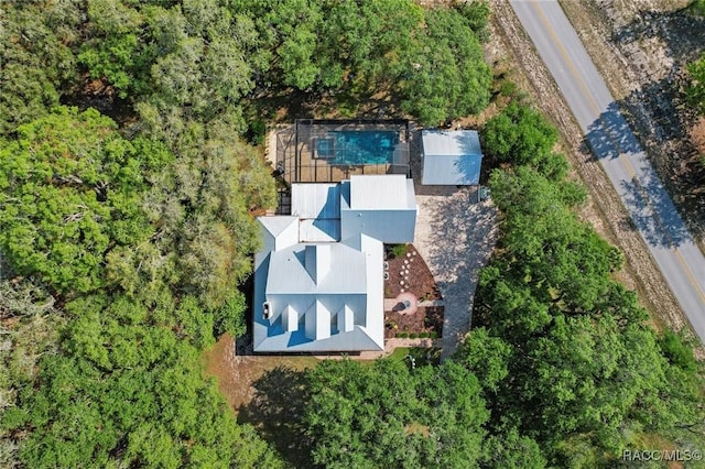 9885 E Lindale Ct, Inverness, FL 34450 - view from above of property