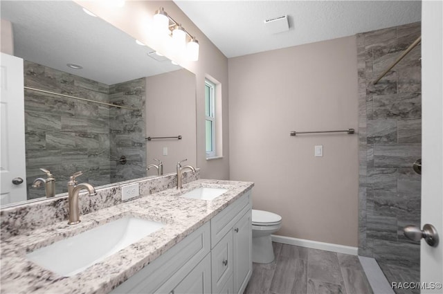 8880 N Circular Way, Citrus Springs, FL 34434 - full bathroom with double vanity and tiled shower
