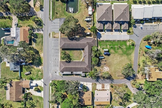 bird's eye view featuring a residential view