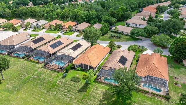 1328 W Diamond Shore Loop, Hernando, FL 34442 - aerial view of residential area featuring a pool area