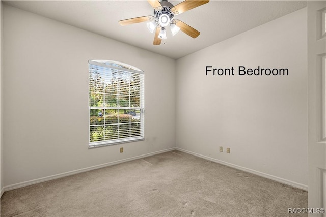 1328 W Diamond Shore Loop, Hernando, FL 34442 - carpeted spare room featuring baseboards and a ceiling fan