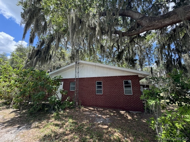 view of side of property