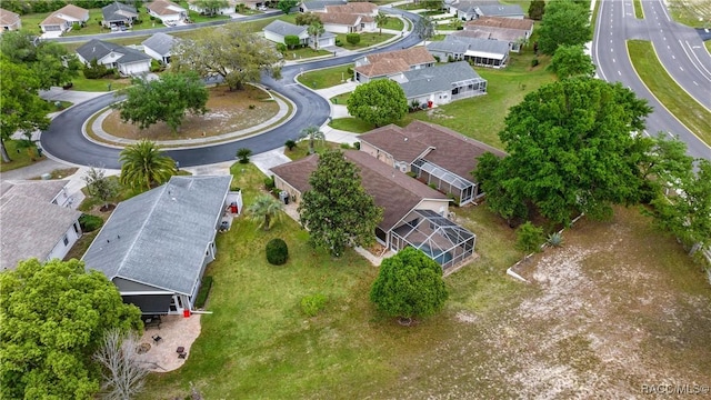 drone / aerial view featuring a residential view