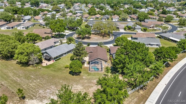 birds eye view of property featuring a residential view