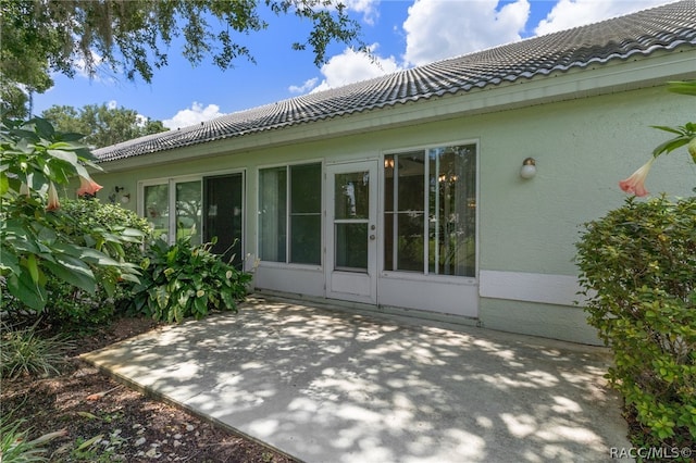 exterior space featuring a patio