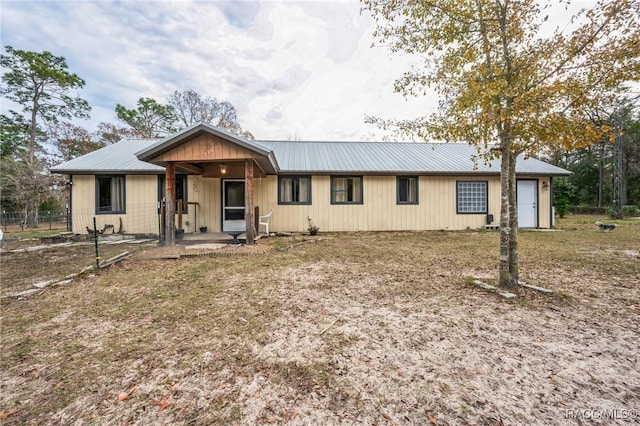 view of ranch-style house