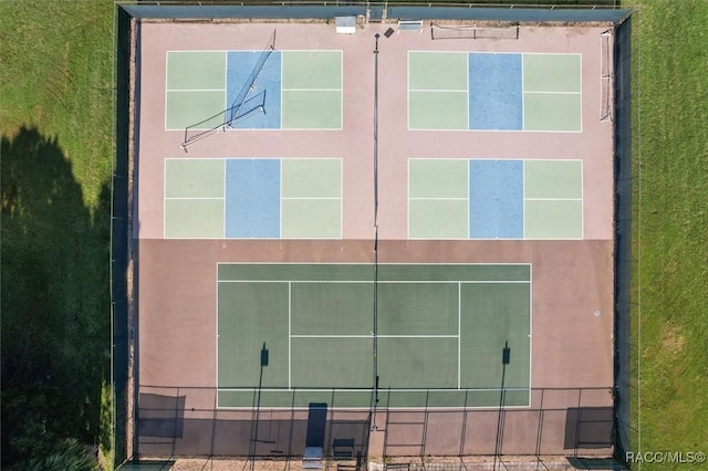 view of sport court