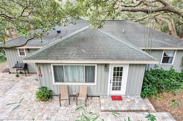 back of house featuring a patio area