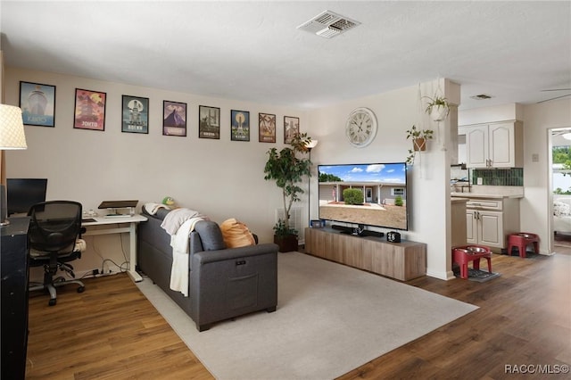 7 Colorado St, Beverly Hills, FL 34465 - living room featuring visible vents and wood finished floors