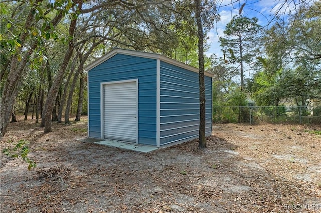 view of outbuilding