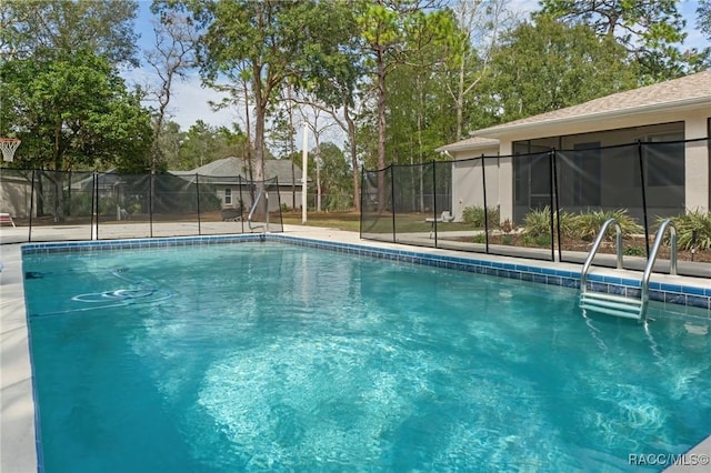 view of pool