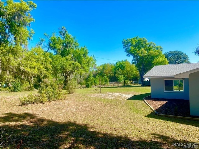 view of yard