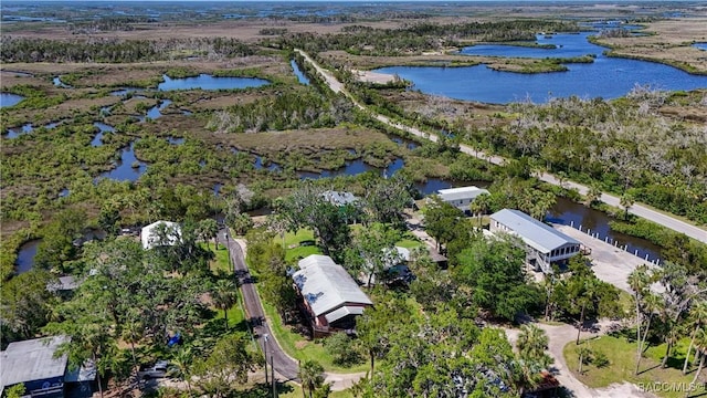 13465 W Hillbilly Ln, Crystal River, FL 34429 - aerial view of a nearby body of water
