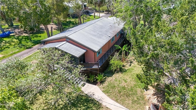13465 W Hillbilly Ln, Crystal River, FL 34429 - view from above of property