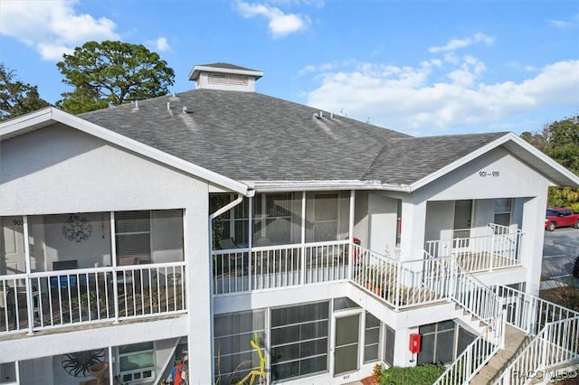 view of rear view of property