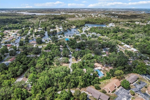 4080 N Eagle Nest Pt, Crystal River, FL 34428 - aerial overview of property's location featuring a nearby body of water and nearby suburban area