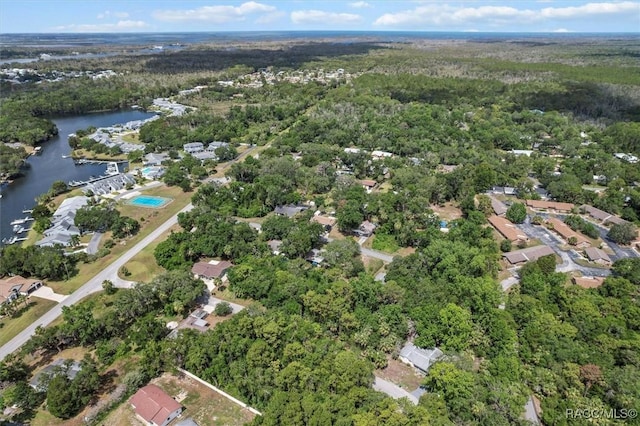 4080 N Eagle Nest Pt, Crystal River, FL 34428 - aerial view of property's location with a forest and a large body of water