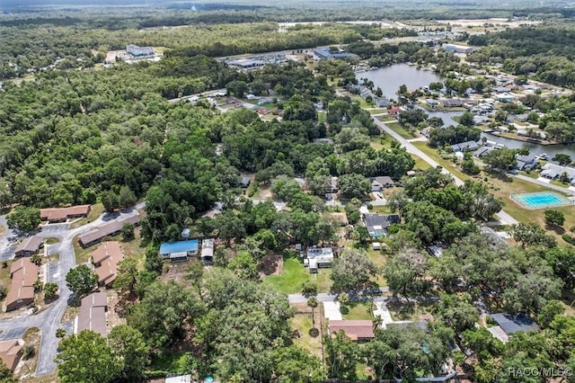 4080 N Eagle Nest Pt, Crystal River, FL 34428 - aerial view of property and surrounding area featuring a large body of water and nearby suburban area