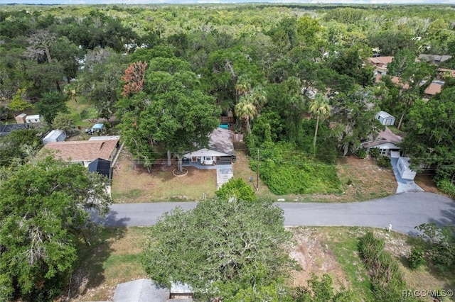 4080 N Eagle Nest Pt, Crystal River, FL 34428 - aerial view of a heavily wooded area
