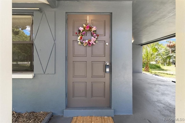 803 NE 5th Ave, Crystal River, FL 34428 - entrance to property with stucco siding