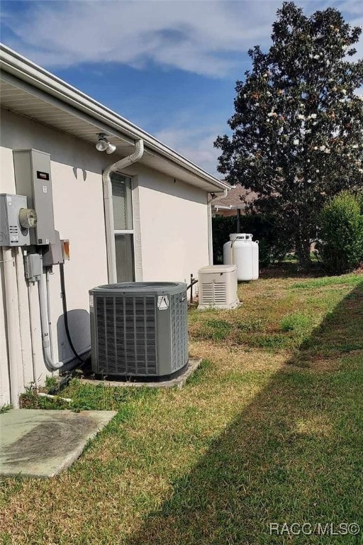 exterior space with cooling unit