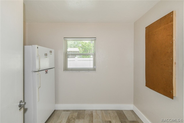 interior space featuring light wood-type flooring