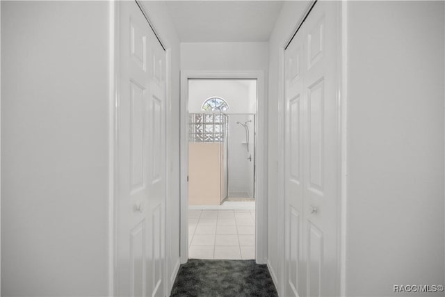 5725 N Durango Ter, Beverly Hills, FL 34465 - hallway featuring tile patterned flooring and carpet flooring