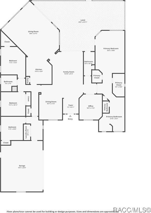 23 W Mickey Mantle Path, Hernando, FL 34442 - floor plan / room layout