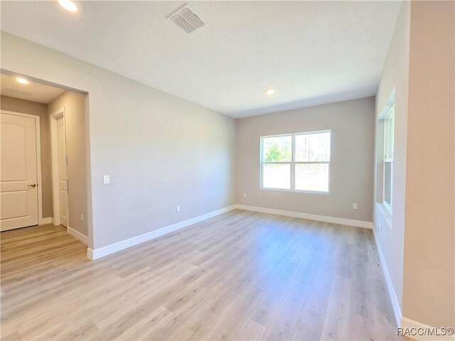 2645 N Annapolis Ave, Hernando, FL 34442 - spare room with light wood finished floors, baseboards, and recessed lighting