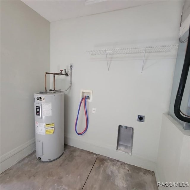 utilities with electric water heater