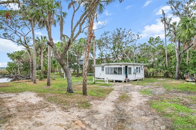 view of manufactured / mobile home