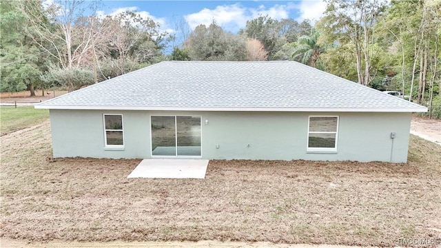 view of back of property