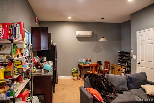 playroom featuring a wall unit AC