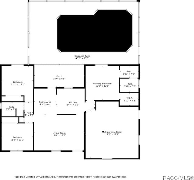 943 Maple Ave, Inverness, FL 34452 - view of room layout